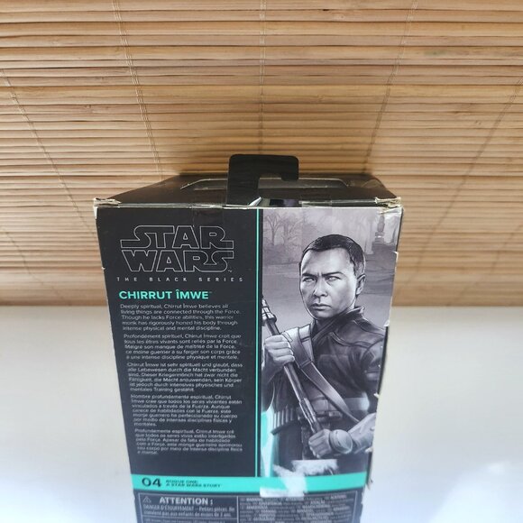 Star Wars Chirrut Imwe Figurine the Black Series Rouge One A Star Wars Story - Picture 11 of 12